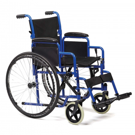 Кресло-коляска для инвалидов с ручным приводом, арт. Н-035 (18")